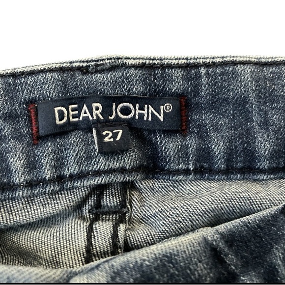 Dear John Skinny Blue Jeans Womens 27 Cut-Offs - Picture 8 of 8